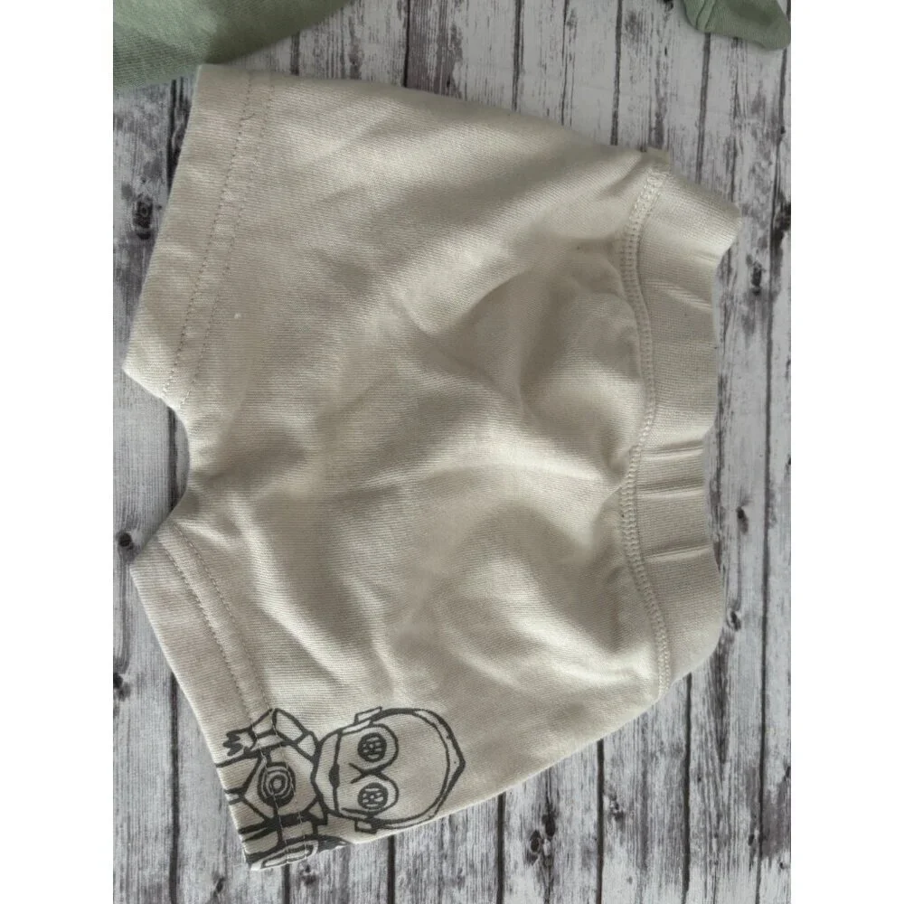 Yoda Star Wars Zipper Hoodie Baby Gap 3-6M Sweatshirt Top with Ears & Shorts Set